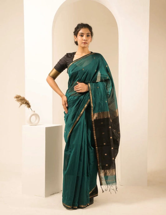 Rama Butti Banarasi Saree