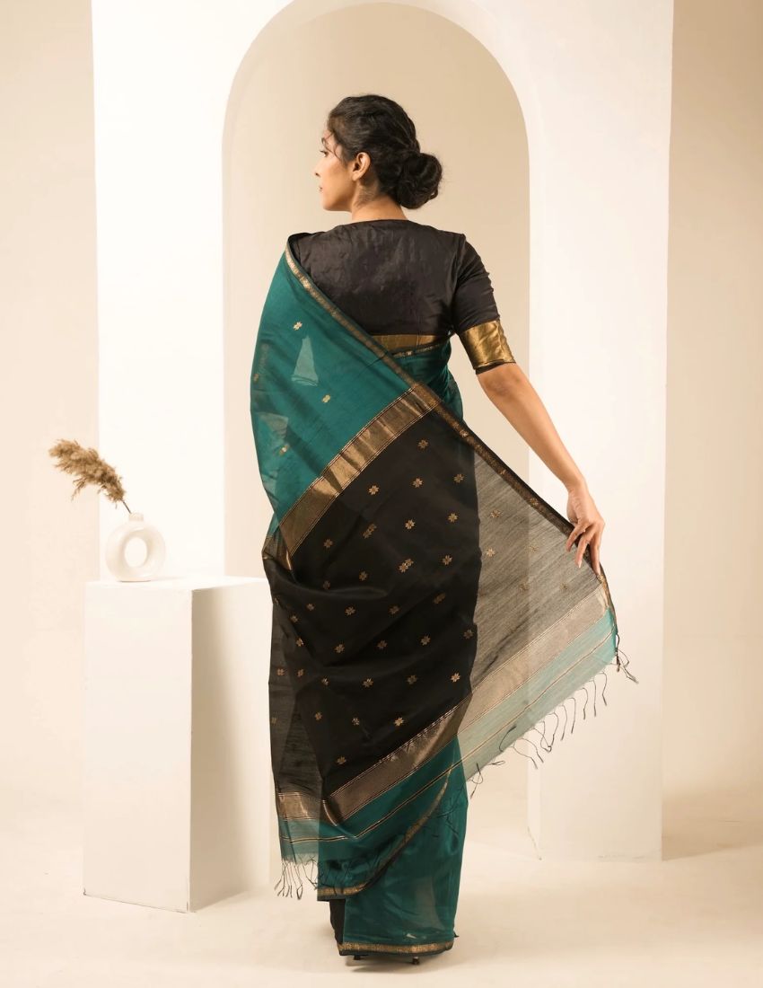 Rama Butti Banarasi Saree